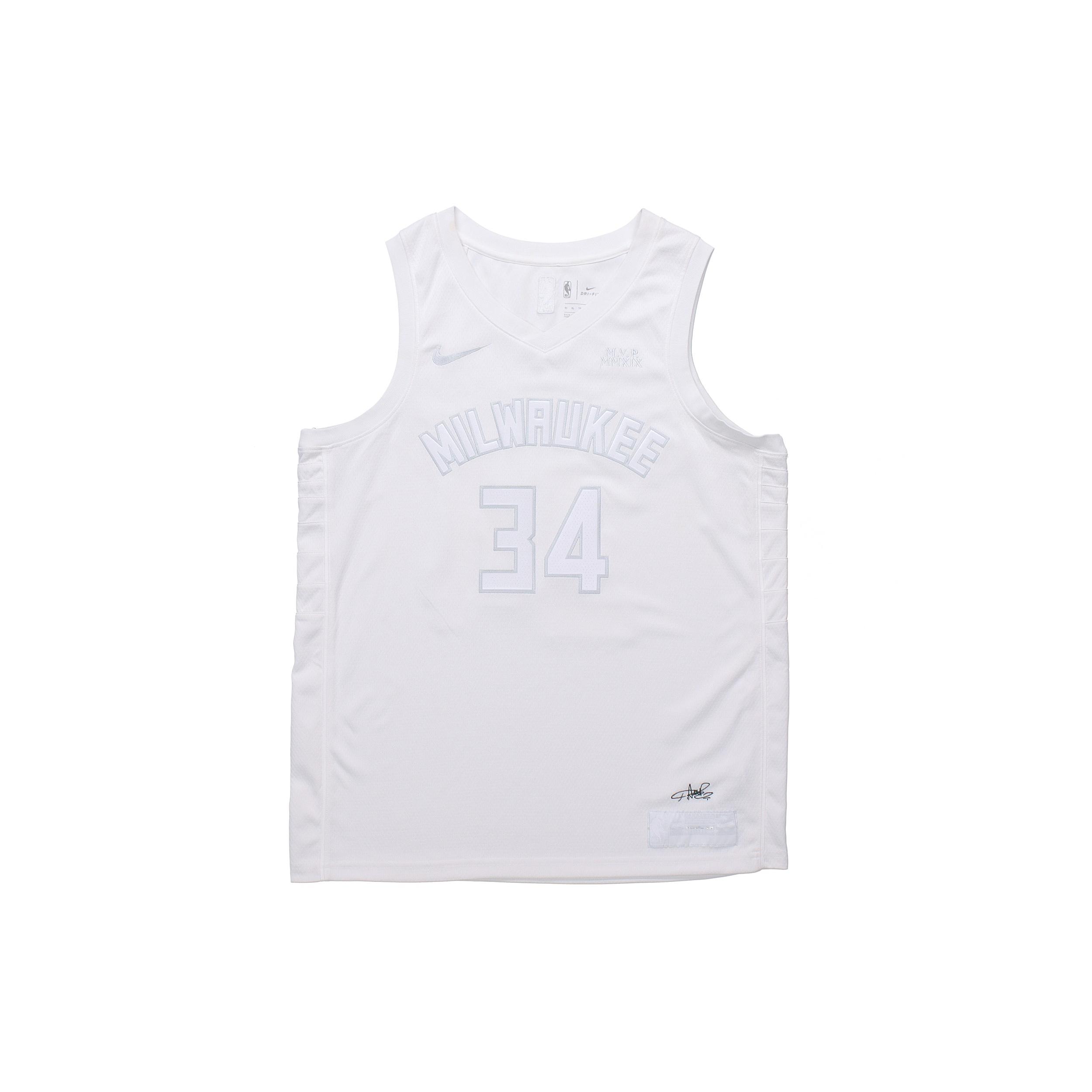 Nike Nba Milwaukee Bucks Mvp 34 Antetokounmpo Swingman Jersey CT4209-100 M