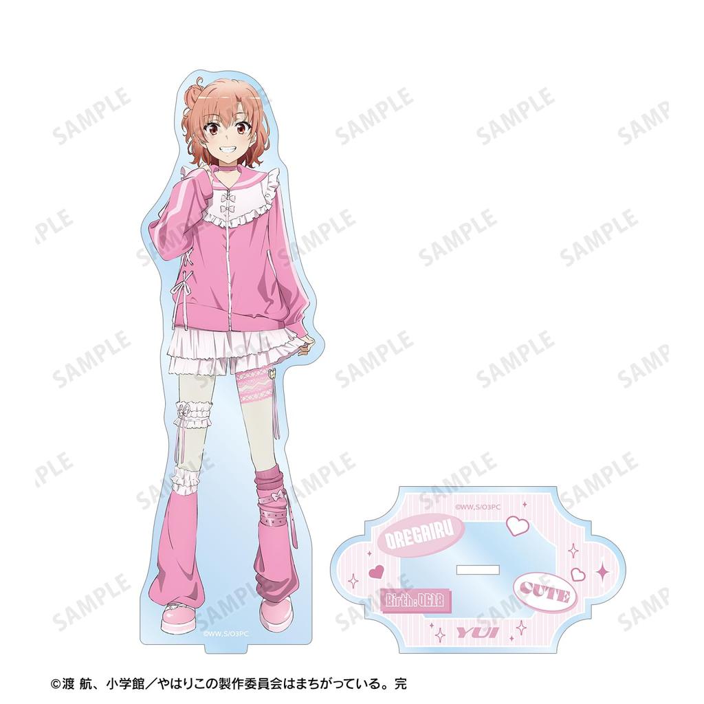 My Teen Romantic Comedy As I Expected Original Illustration of Yuigahama Yui in Cute Casual Clothes Big Acrylic Stand SNAFU - Ver.