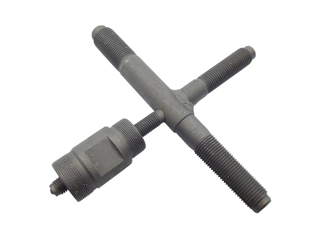 Cross-shaped flywheel puller for motorcycles, magnetic rotor puller, flywheel removal tool