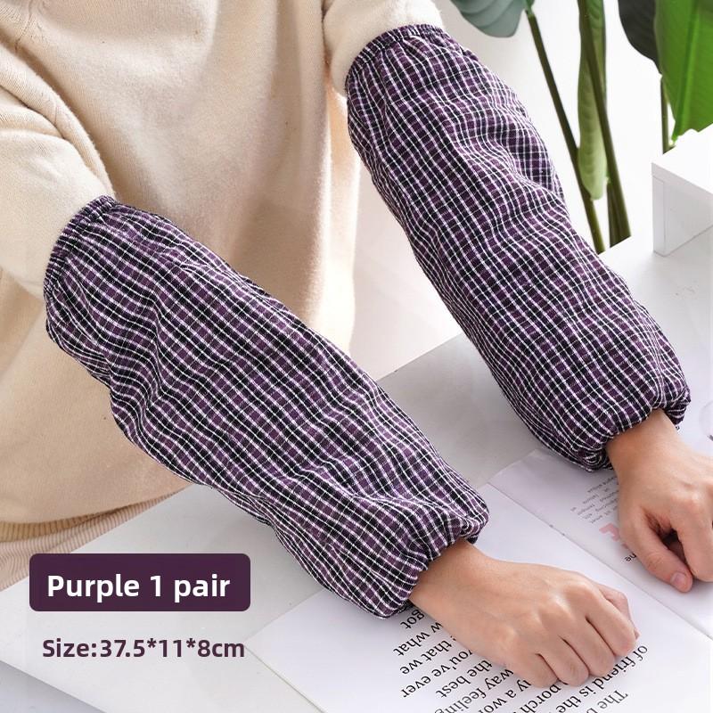 Extended and Enlarged Pure Cotton Sleeve Cover Safety Gloves Sleeve for Work, Durable and Made of 100% Cotton Protective Sleeve