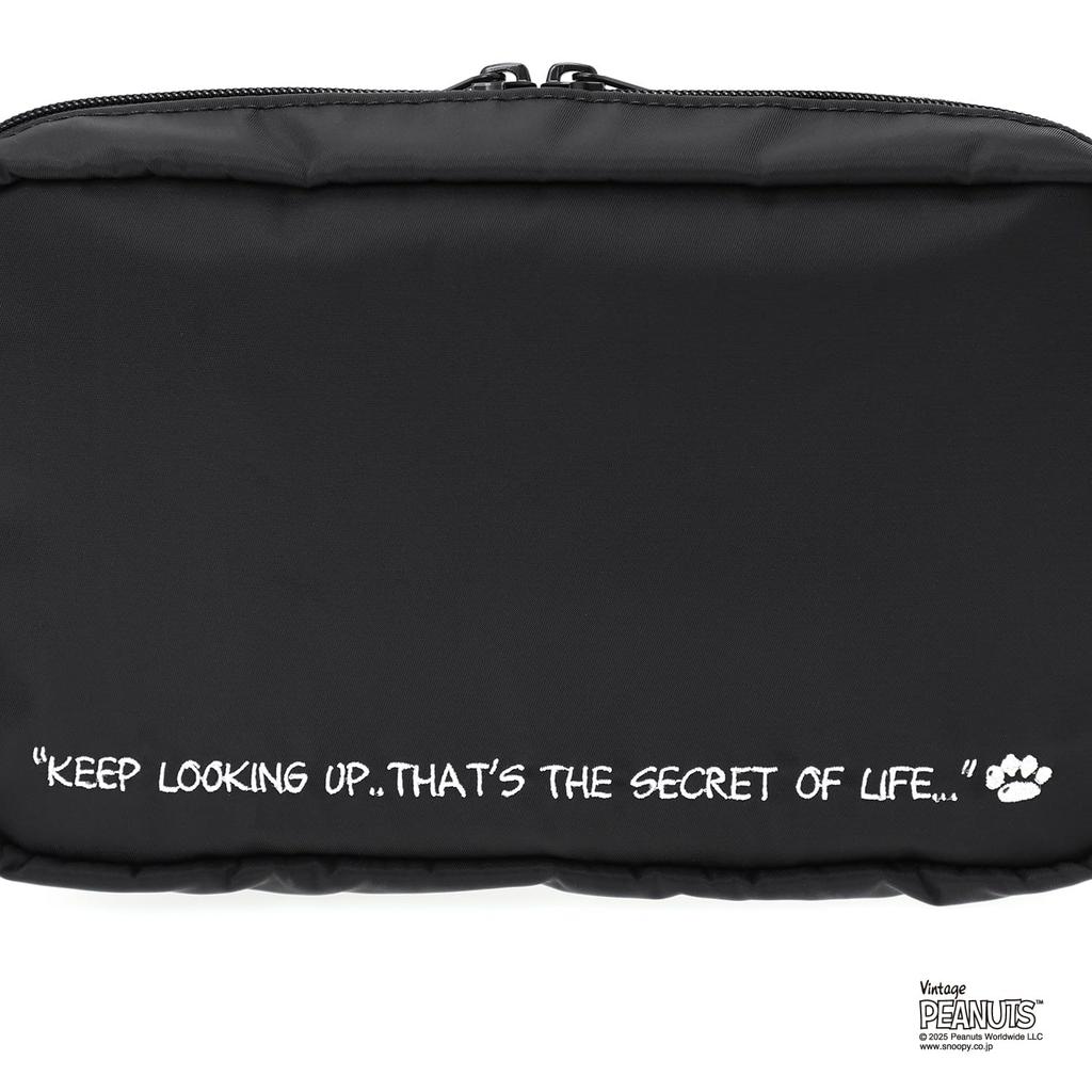 JOGGER JPN VER 2 FLIGHT NYLON BACKING PEANUTS 25 Shoulder Bag MP1404L2PNS25 Black [Manhattan Portage] (L)