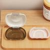 Leak Proof Storage Box For Clear Aligners Dentures Aligner Hoder with Mesh Drainage Basket Travel Essential Organiser