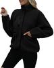 Autumn Winter Women's Fleece Hoodie Jacket - Sporty Casual Style 2023