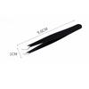 Eyebrow Clip Stainless Steel Beauty Tool Black Flat Mouth Non-slip Oblique Eyebrow Clip Eyebrow Trimmer Tweezers