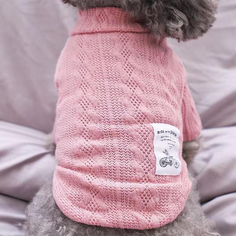 

Зимний свитер для маленьких собак и кошек породы бишон - Уютная толстая вязка для осени и зимы, подходит для плюшевых собак и померанских шпицев S ~3 lbs