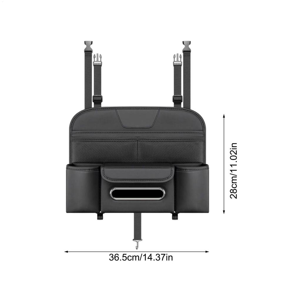 Car Seat Back Storage Automotive Backseat Organization Drink Cup Holder Tissue Box For Vehicles SUVs RVs Trucks Minivans Pickups