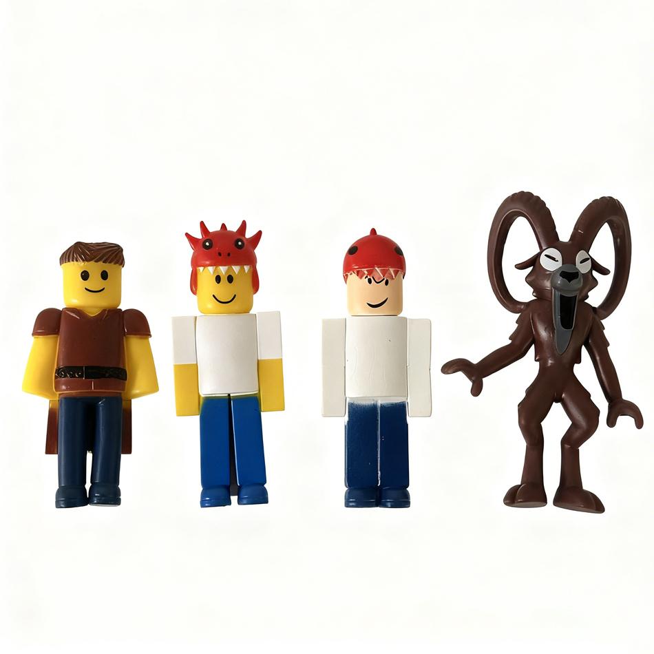 18pcs/Set 99 Nights In the Forest Figurines Set Plastic Toy Gift Owl Goat Wolf Deer - Forest Animal And Nature Theme Collectible