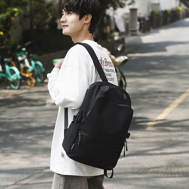 Casual computer bag New fashion student schoolbag Couple large-capacity travel leisure bag