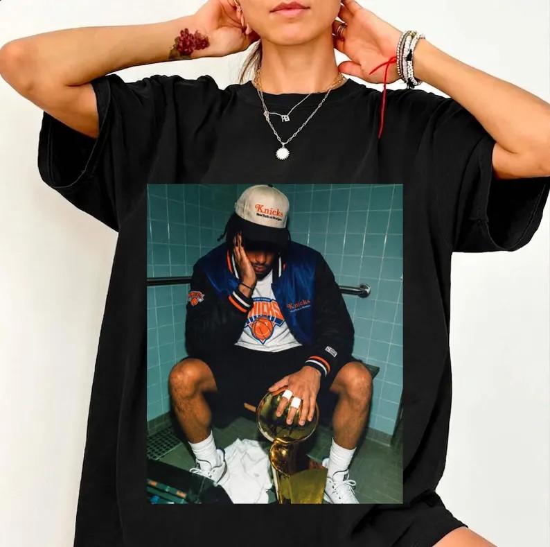 Jalen Brunson Bootleg Shirt Vintage Knicks Fan Tee Unisex T-Shirt S