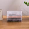 Transparent Pencil Box Hard Plastic Pencil Case Crayon Pen Box Sketch Pencil Case Stacking Office Supplies Organizer Box
