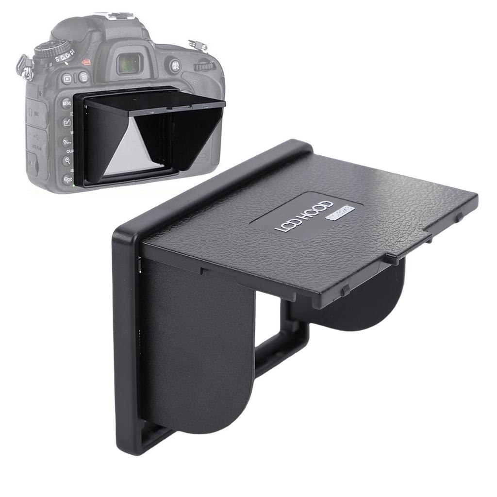 Parasol para Pantalla LCD de Cámara Compatible con Cámara Pantalla Ancha de 3.2 pulgadas Visor con Capucha Magnética Parasol Óptico Profesional