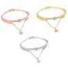Stylish Opening Bangles Unique Wristbands Punk Wrist Jewelry Geometric Bracelets Alloy Texture for Various Occasion