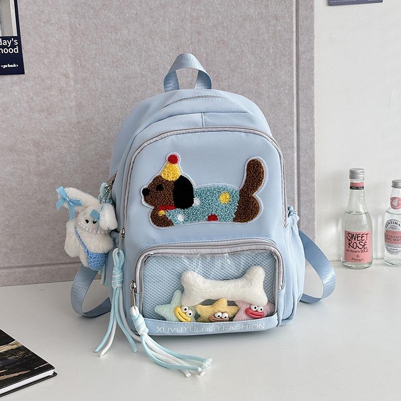 Backpack Girls Junior High School High School Niche Transparent Large Capacity Backpack Travel School Bag