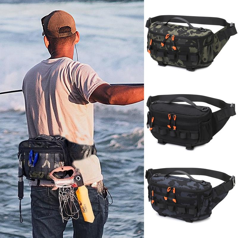 Tactical Fishing Chest And Waist Bag Outdoor Travel Sports Molle EDC Bait Hunting Cycling Hiking Camping Bag