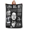 Lana Del Rey Dio Gesù Coperte Traspiranti Flanella Coperta da Divano per Casa Camera da Letto Viaggio Plaid Copriletto Piumino