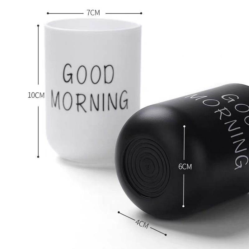 1Pc Portable Creative Washing Mouth Cups Plastic Home El Toothbrush Bathroom