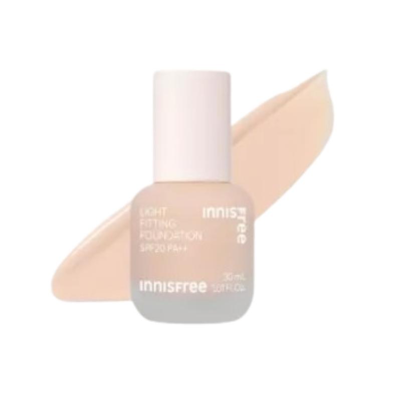 Innisfree Light Fitting Foundation 30ml | Lightweight & Long-Lasting Natural Coverage | 4 Shades Available