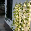 4M 20LED Solar Vine String Lights Outdoor Waterproof Artificial Ivy Leaves Decor Fairy Lights for Christmas Garden Wedding