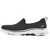 Go Walk 7 Comfortable Simple Breathable Lightweight Low-Top Casual Shoes Women Sneakers Black White 125218-BKW