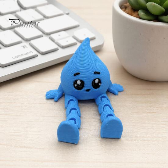 Fun Gadgets for Boredom Weather Gnome Figurine, 3D Printed Poseable Series Desk Toy, Stress Relief Fidget Toys Creative Collectible Decor Office, Gift