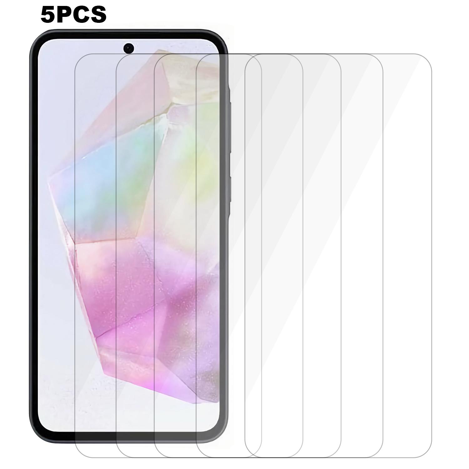 

5 шт. Для Samsung Galaxy M35 5G Захищене скло із загартованого скла 2.5D 0.3 мм, чутливе до дотику As Shown A