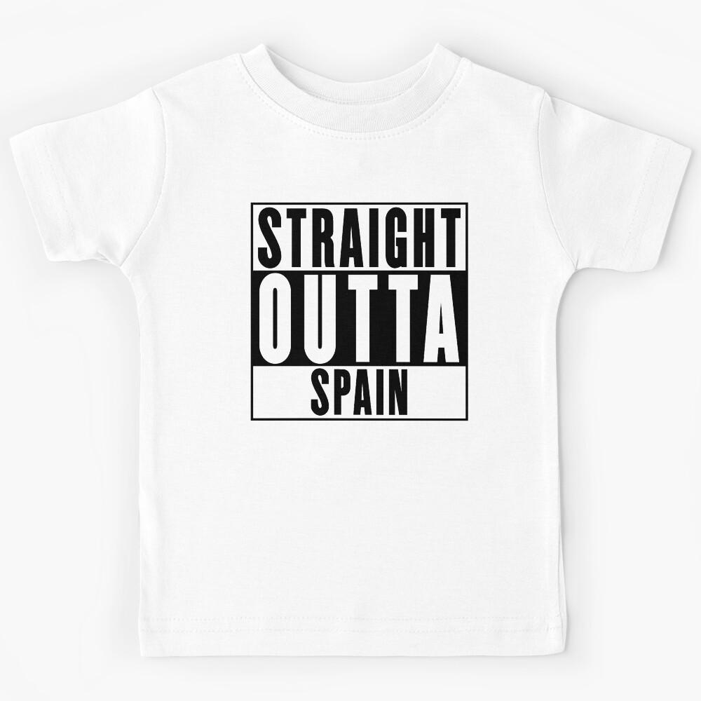 Straight Outta Spain Kids T-Shirt 110