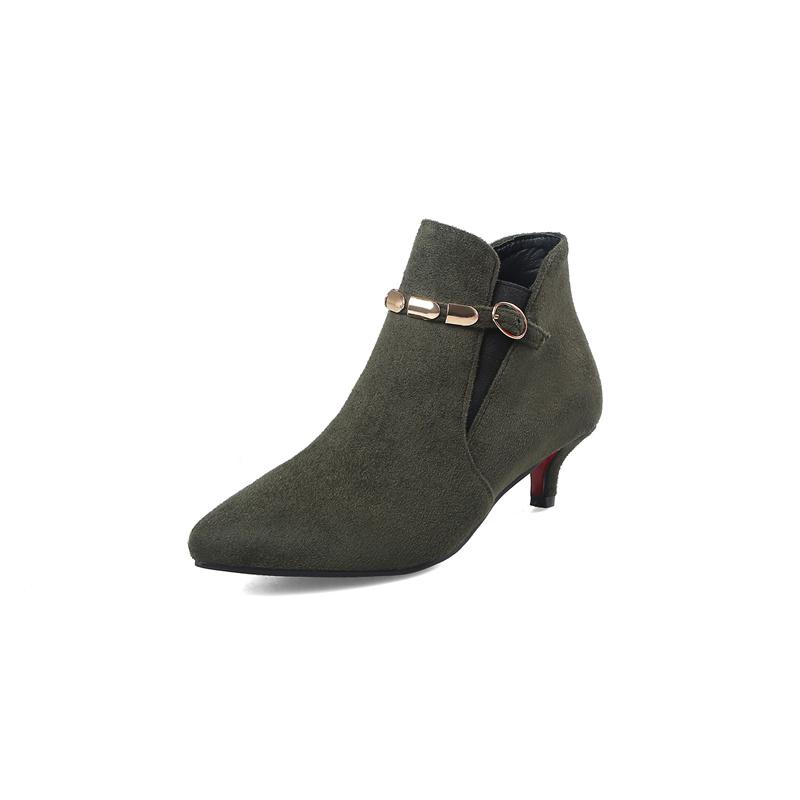

Модные ретро серые красные зеленые женские сапоги винтажные ботильоны для женщин модные женские короткие сапоги с пряжкой женская обувь большого размера 38 армия зеленый