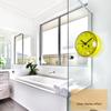 Compacts Sution Cup Adhesive Small Wall Clock Accurate Movement Anti Fog Design Bathroom Clock For Home Dorm Workshop