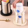 Multipurpose Paper Cup Holder Desktop Disposable Cups Organizer Dispenser Mini Tea Bags Coffee Pods Storage Organizer