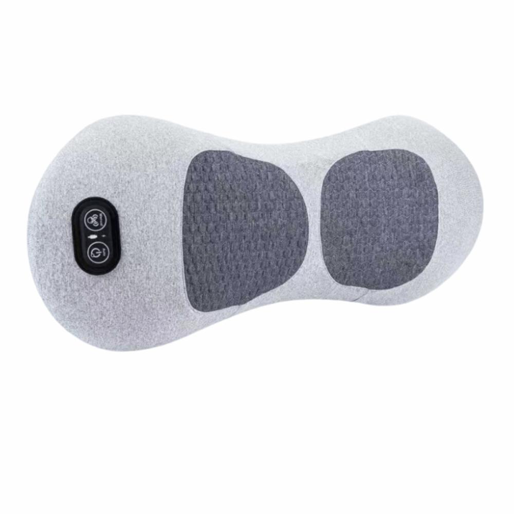 Multi-functional Shiatsu Back Massager Vibrating Massage Lower Back Massager Home Use светло-серый