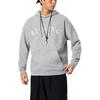 Li Ning Sports Life Collection Letter Loose Fit Hooded Thermal Fleece Lined Pullover Long Sleeved Sweatshirt Unisex AWDU673-1