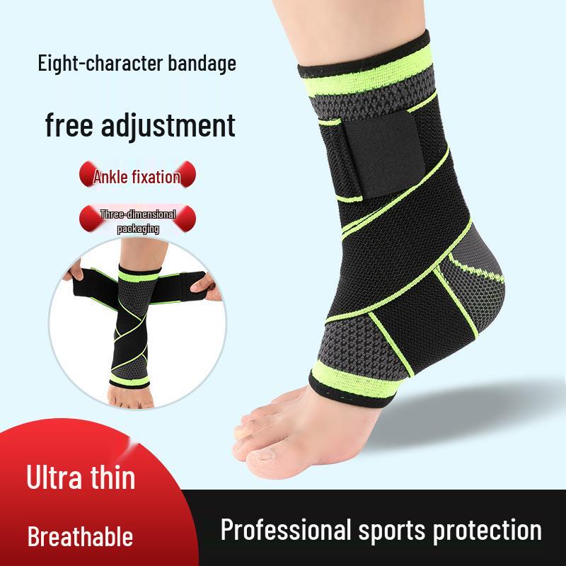 Men's Ankle & Wrist Support Sleeve for Sports: Anti-Sprain Joint Protection Gear for Football & Badminton