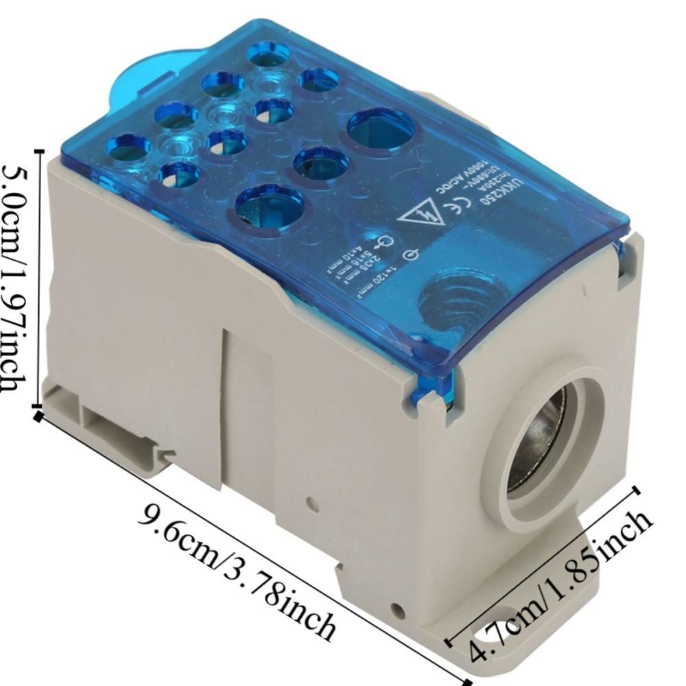 250A Din Rail Terminal Block Universal Universal Power Junction Box  Electrical Cabinets