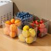 Caixa de armazenamento de alimentos frescos geladeira porta lateral frutas vegetais tempero caixa de alimentos recipiente organizador de cozinha caixas de armazenamento