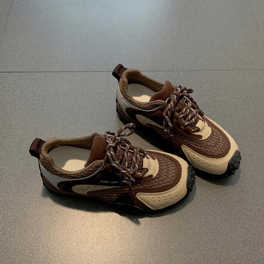 Queen Fan retro versatile platform white shoes women's 2025 new autumn skirt soft-soled German training sneakers