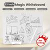 15 Inch Microcapsule Magnetic Whiteboard Dustless Ink Free Reusable Erasable With CE ROHS EN71 CPC Certification