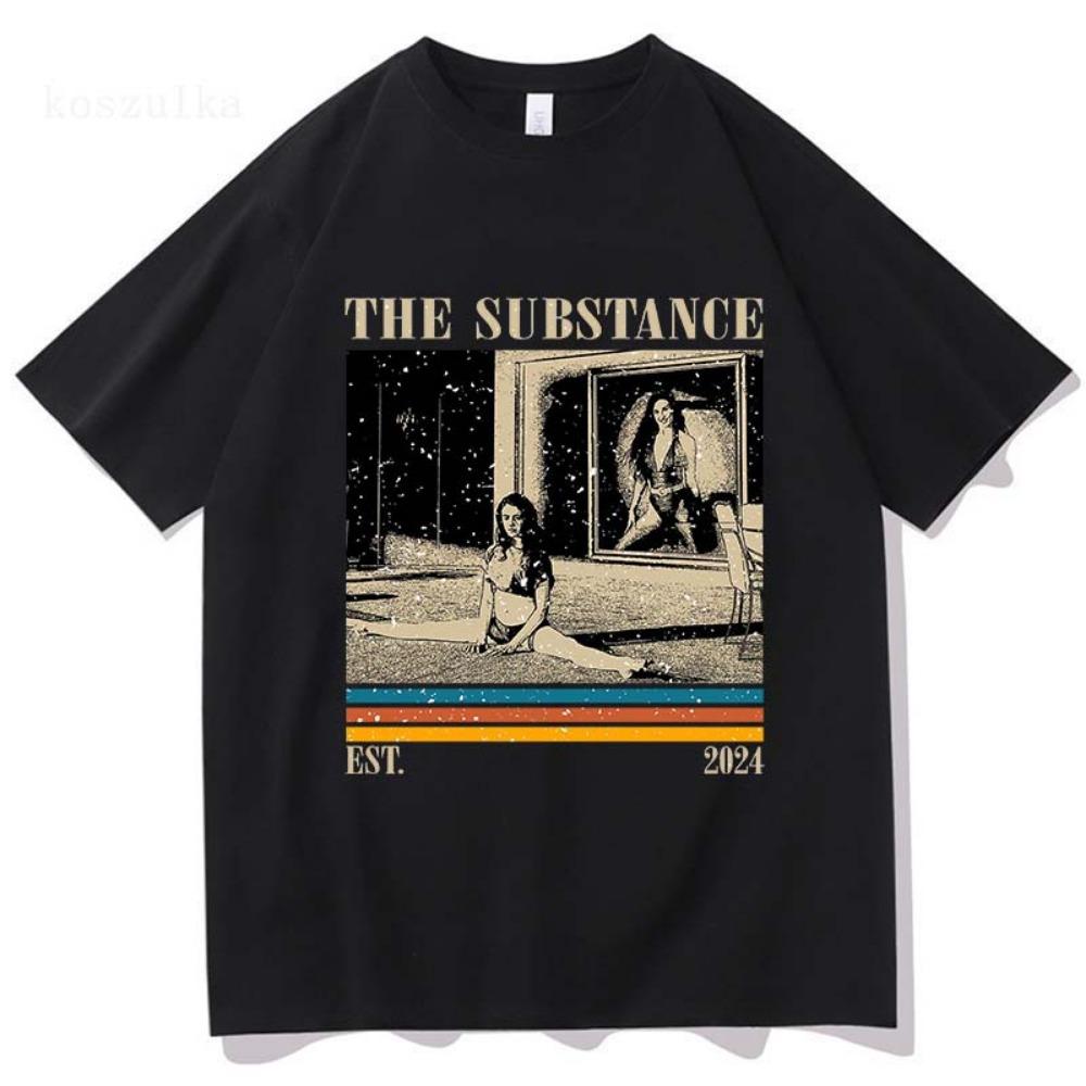Das Substance Monstro Elisasue T-Shirt für Herren/Damen Harajuku Vintage Grafik-T-Shirt Klassisches Hochwertiges Baumwoll-T-Shirt