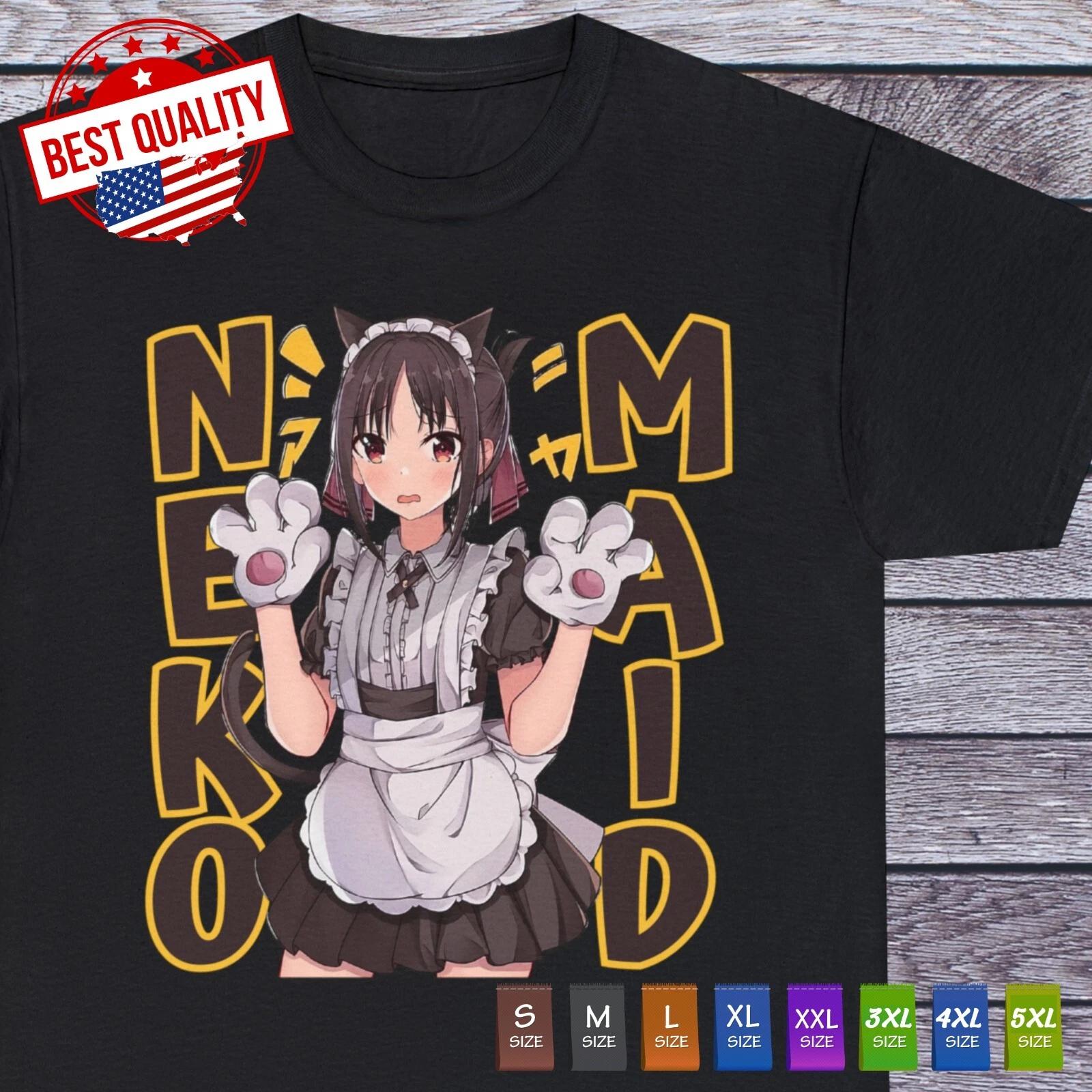 

Waifu Girl Kaguya Sama T Shirt Ecchi Kawaii Maid Anime Cute Manga Japanese Tee L