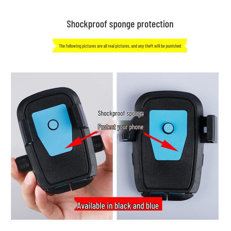 Suporte de Telefone à Prova de Choque com Ventosa para Caminhões e Escavadeiras