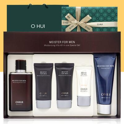 O HUI Meister For Men Moisturizing Vita All-in-One Special Set (110ml + 100ml) Men's Skincare Set