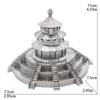 3D Metal DIY Puzzle Model Kit for Adults: Interlocking Educational Toy