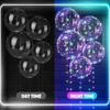 10Pcs LED Light Up Bobo Balloon with Light String Transparent Bubble Ballon Birthday Party Wedding Decoration Christmas Supplies