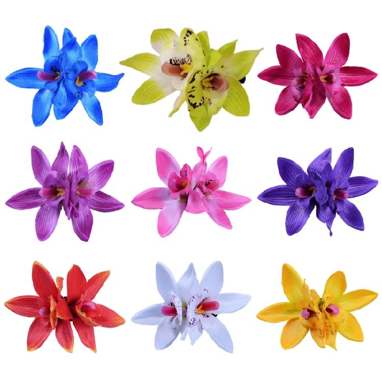 Flower Hairclip Cymbidium Hair Clip Side Hairpin Women Hair Styling Accessories Female Headwear Girl Hair Decors