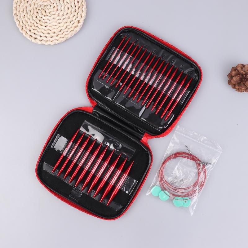 Detachable Circular Interchangeable Knitting Needles Crochet Kit Multifunctional Crochet Hooks Set For DIY Handmade Crafts