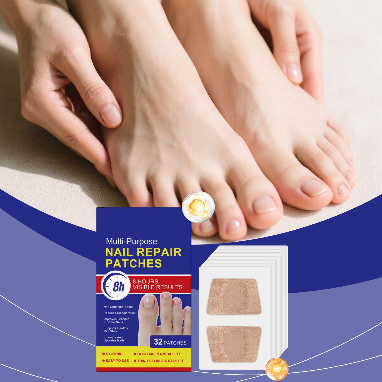 

Nail Care Stickers: Soften And Gloss The Nail Surface; Gentle Ingredients For Daily Cleaning And Care Of Toenails One Size