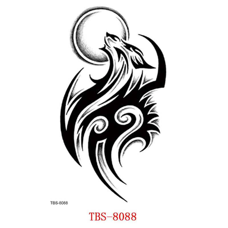 

Водостойкая тату-наклейка, тату-наклейка с тотемным персонажем тату 120*190mm