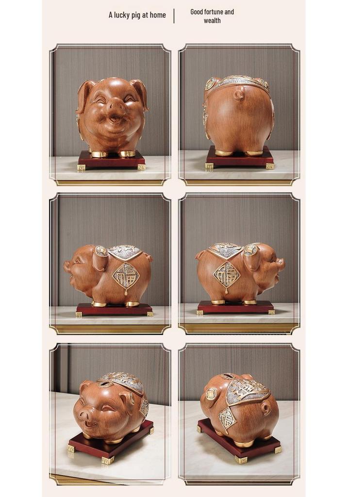 2026 Kreatives Sparschwein: Einzigartiges Sparschwein-Ornament mit großem Fassungsvermögen