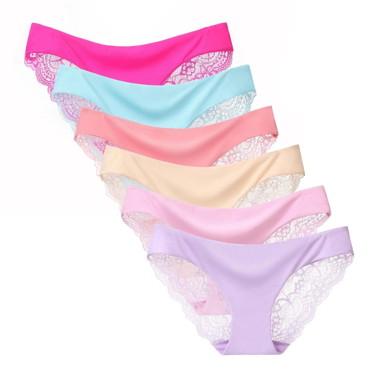 

Цветочный Низкий Обычный Некрасивый Цветочный Длинный Персиковый Комплект из 1 Предмета [Tonbobo] Женские Трусики, Прозрачное Кружево, Узор, Сексуальный, Талия, Трусики, Женские