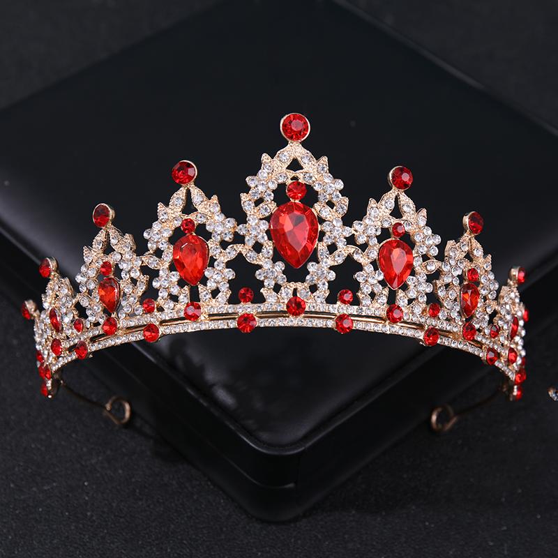 Corona Di Tiara Di Cristallo Per Donna, Tiara Da Sposa Per La Sposa, Corona Da Regina, Copricapo Da Principessa Reale Per Quinceanera, Compleanno, Ballo Di Fine Anno, Concorso, Regalo - Italia
