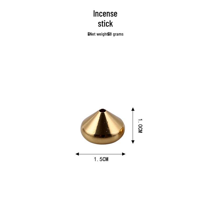 Brass Multi-Style Incense Holder: Coil, Gourd, Nine-Hole, Water Drop, and Sitting Tray Burner.